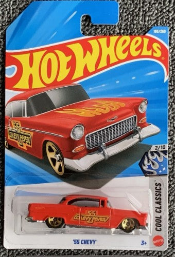 Hot Wheels 2026 #180/250, '55 Chevy, red