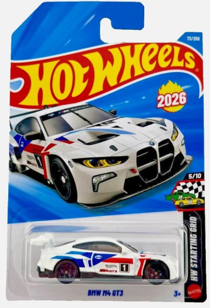 Hot Wheels 2026 #073/250, BMW M4 GT3, white
