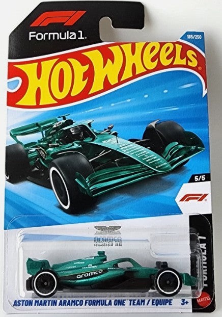 Hot Wheels 2026 #185/250, Aston Martin Aramco Formula One Team, green