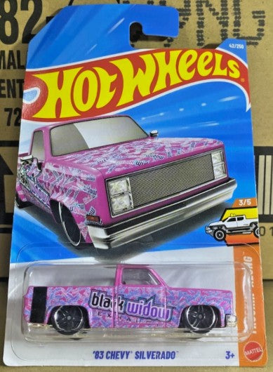 Hot Wheels 2026 #042/250, '83 Chevy Silverado, pink