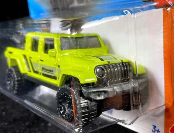 Hot Wheels 2026 #014/250 '20 Jeep Gladiator, NEW/LOOSE, fluorescent green