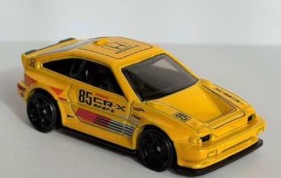 Hot Wheels 2026 #089/250, 1985 Honda CR-X, NEW/LOOSE, yellow