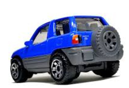 Matchbox 2026 #033/125, 1997 Toyota RAV4 Off Road, NEW/LOOSE, blue