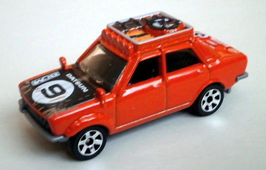 Matchbox 2017 #094/125, '70 Datsun 510, NEW/LOOSE, metalflake orange