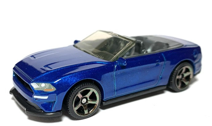 Matchbox 2024 American Convertibles, 2018 Ford Mustang Convertible, NEW/LOOSE, metalflake blue