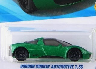 Hot Wheels 2026 #003/250 Gordon Murray Automotive T.33, NEW/LOOSE, green