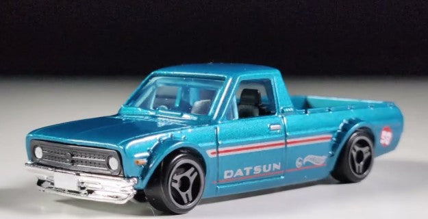Hot Wheels 2025 #093/250 1975 Datsun Sunny Truck (B120), NEW/LOOSE, teal