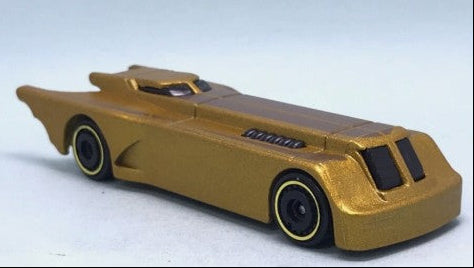 Hot Wheels 2023 #169/250, Batman: The Animated Series Batmobile, NEW/LOOSE, gold