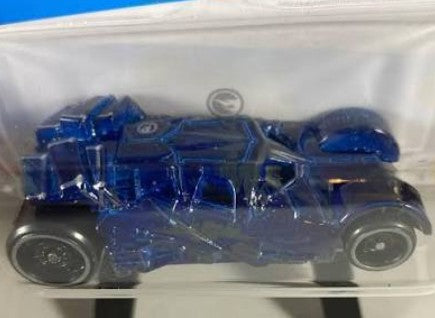Hot Wheels 2022 #007/250, The Dark Knight Batmobile, TREASURE HUNT, NEW/LOOSE, metallic dark blue