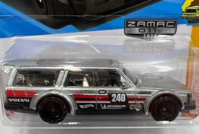 Hot Wheels 2025 #227/250 Volvo 240 Drift Wagon, RETAILER EXCLUSIVE, NEW/LOOSE, zamac