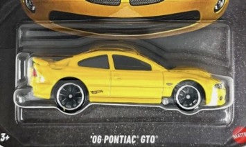 Hot Wheels 2026 Pontiac 100th Anniversary 2/5, '06 Pontiac GTO, NEW/LOOSE, yellow jacket