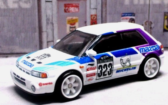 Hot Wheels 2026 Premium Modern Classics 5/5, Mazda 323 GTR, NEW/LOOSE, white