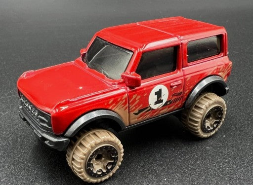 Hot Wheels 2022 #068/250, '21 Ford Bronco, NEW/LOOSE, metalflake red