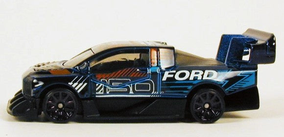 Hot Wheels 2026 #151/250, Ford F-150 Lightning Supertruck, NEW/LOOSE, metalflake dark blue