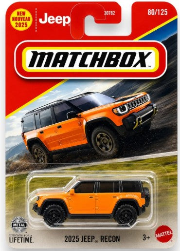 Matchbox 2026 #80/125, 2025 Jeep Recon, orange