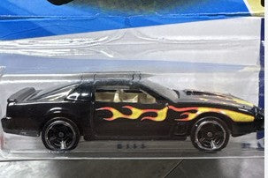 Hot Wheels 2025 #083/250, K.I.T.T., NEW/LOOSE, black w/flames