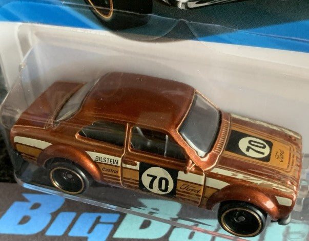 Hot Wheels 2026 #161/250, '70 Ford Escort RS1600, NEW/LOOSE, metalflake brown