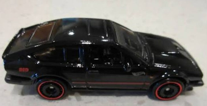 Hot Wheels 2024 #098/250, Alfa Romeo GTV6 3.0, RED EDITION, NEW/LOOSE, black