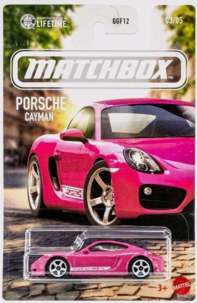 Matchbox 2026 European Cars Series 3/5, Porsche Cayman, pink