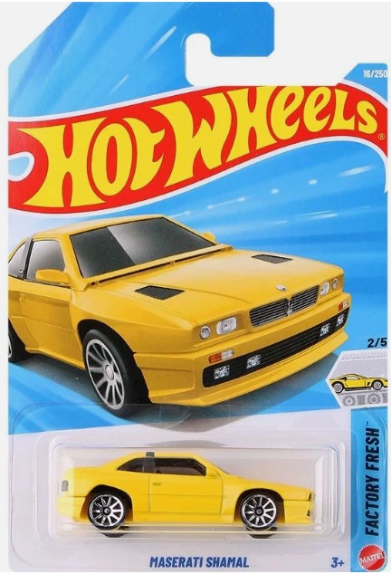 Hot Wheels 2026 #016/250 Maserati Shamal, yellow