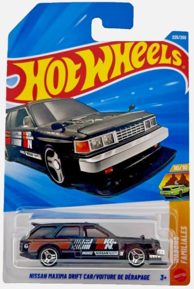 Hot Wheels 2026 #225/250, Nissan Maxima Drift Car, black