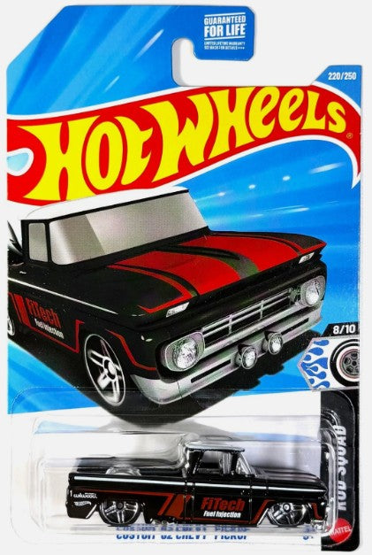 Hot Wheels 2026 #220/250, Custom '62 Chevy Pickup, black