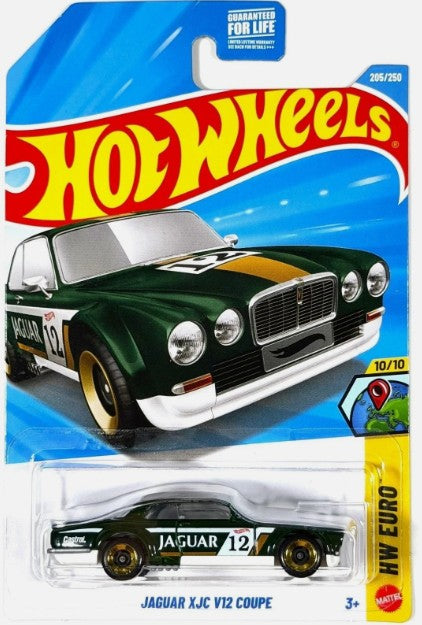 Hot Wheels 2026 #205/250, Jaguar XJC V12 Coupe, dark green