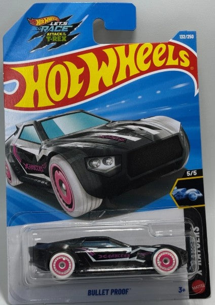 Hot Wheels 2026 #132/250, Bullet Proof, clear black