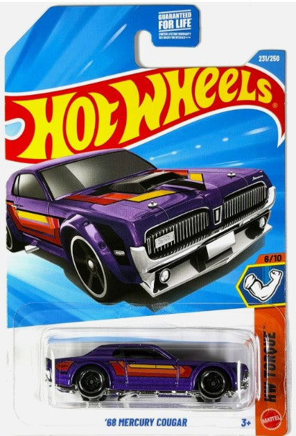 Hot Wheels 2026 #236/250, '68 Mercury Cougar, purple