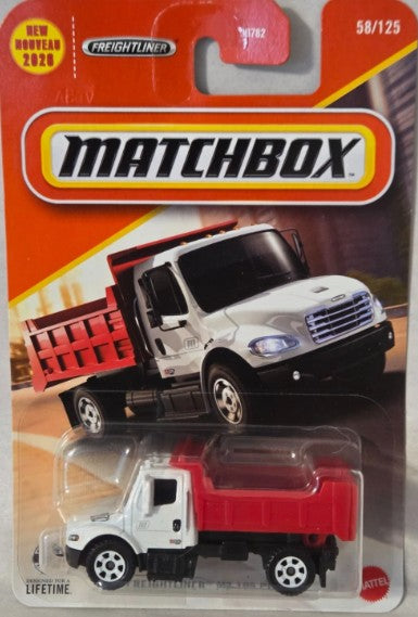 Matchbox 2026 #058/125, Freightliner M2 106 Plus, white
