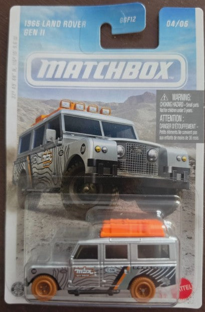 Matchbox 2026 Rally Series 04/05, 1965 Land Rover Gen II, grey