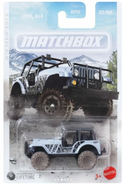 Matchbox 2026 Rally Series 02/05, Jeep 4x4, pale blue