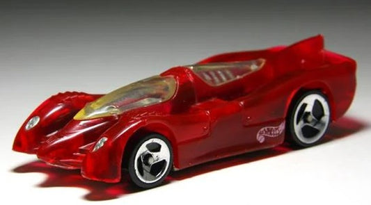 Hot Wheels 1997 #530, Power Pistons, NEW/LOOSE, clear red (3SP)