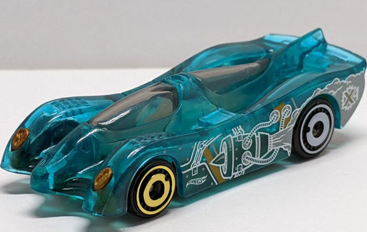 Hot Wheels 2022 Multipack Exclusive, Power Pistons, NEW/LOOSE, translucent teal