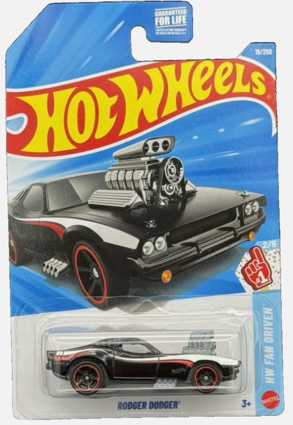 Hot Wheels 2026 #019/250, Rodger Dodger, black