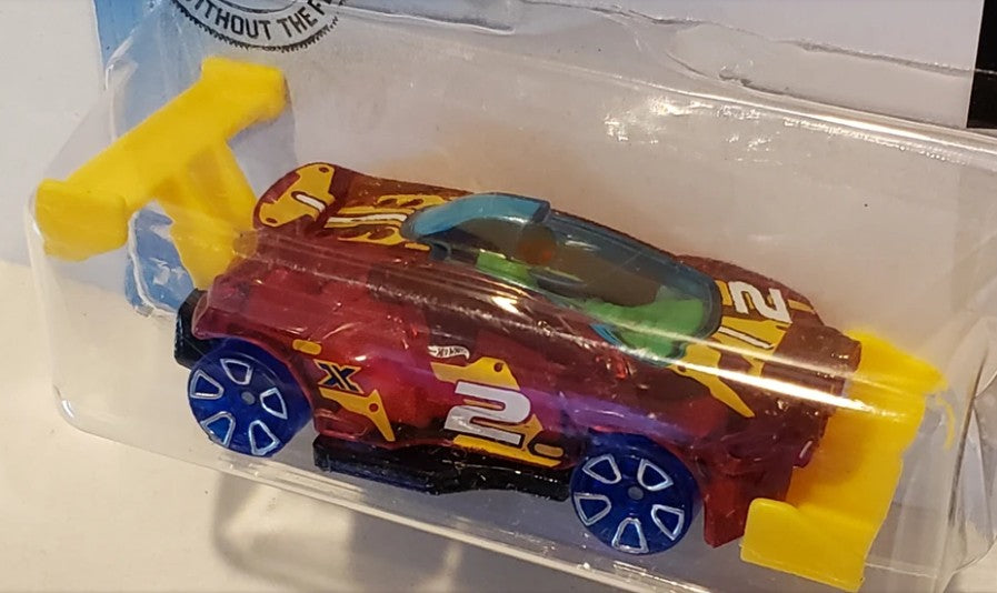 Hot Wheels 2019 #085/250, Rising Heat, NEW/LOOSE, translucent red