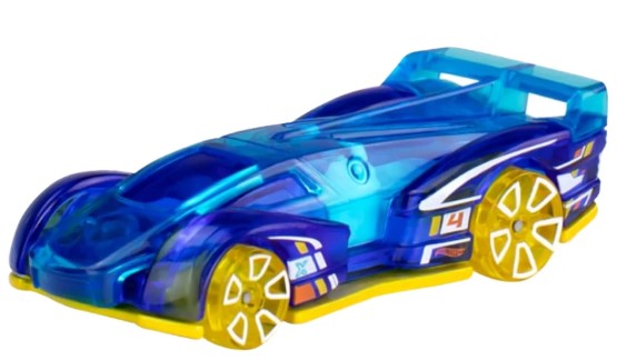 Hot Wheels 2024 Multipack Exclusive, Electrack, NEW/LOOSE, transparent blue