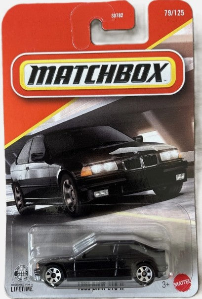 Matchbox 2026 #079/125, 1995 BMW 318ti, black