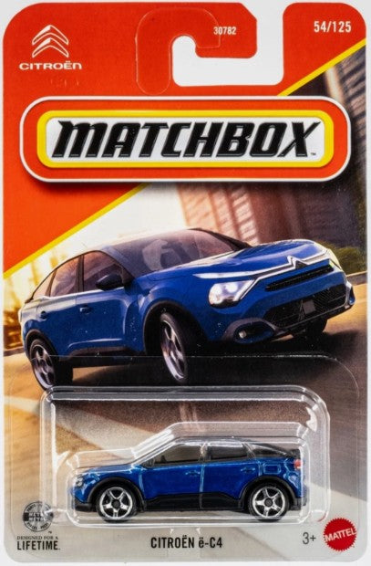 Matchbox 2026 #084/125, Citroen e-C4, blue