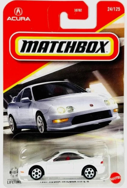 Matchbox 2026 #024/125, 1997 Acura Integra Type R, championship white