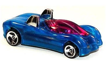Hot Wheels 1997 #531, Power Pipes, NEW/LOOSE, clear blue
