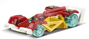 Hot Wheels 2019 #035/250, Flash Drive, NEW/LOOSE, clear red