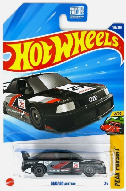 Hot Wheels 2025 #199/250, Audi 90 quattro, black