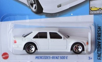 Hot Wheels 2022 #086/250, Mercedes-Benz 500 E, RETAILER EXCLUSIVE, NEW/LOOSE, white