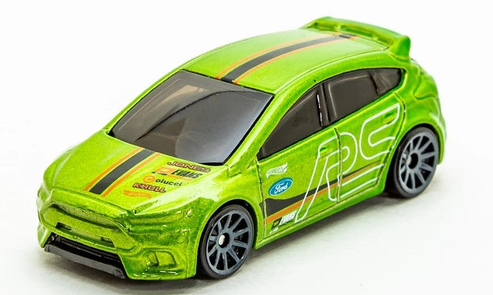 Hot Wheels 2019 #139/250, Ford Focus RS, NEW/LOOSE, green