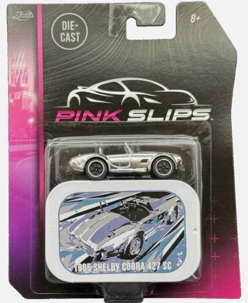 Jada Pink Slips, 1965 Shelby Cobra 427 SC, chrome