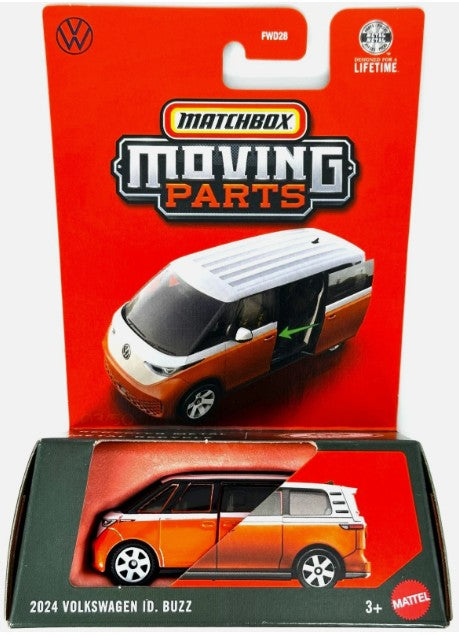 Matchbox 2026 Moving Parts, 2024 Volkswagen ID. Buzz, orange
