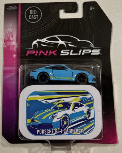 Jada Pink Slips, Porsche 911 Carrera S, blue