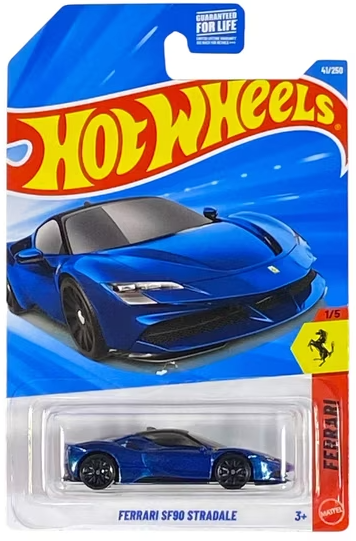 Hot Wheels 2025 #094/250, Ferrari 12Cilindri, blue