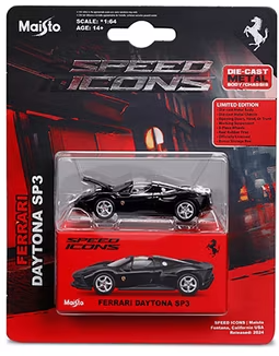 Maisto 2026 Speed Icons, Ferrari Daytona SP3, black
